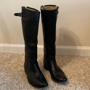 Frye black riding boots